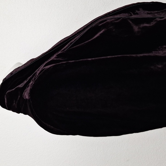 Amaryllis Dark Purple Velvet Romantic Whimsigoth Single Lapel Blazer Jacket XS - Picture 12 of 16